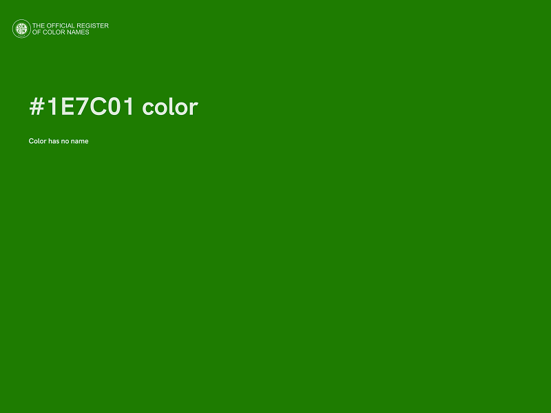 #1E7C01 color image