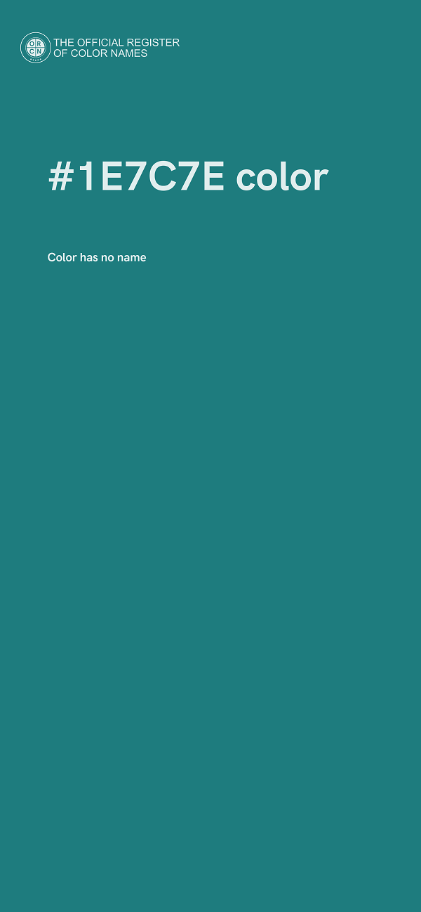 #1E7C7E color image