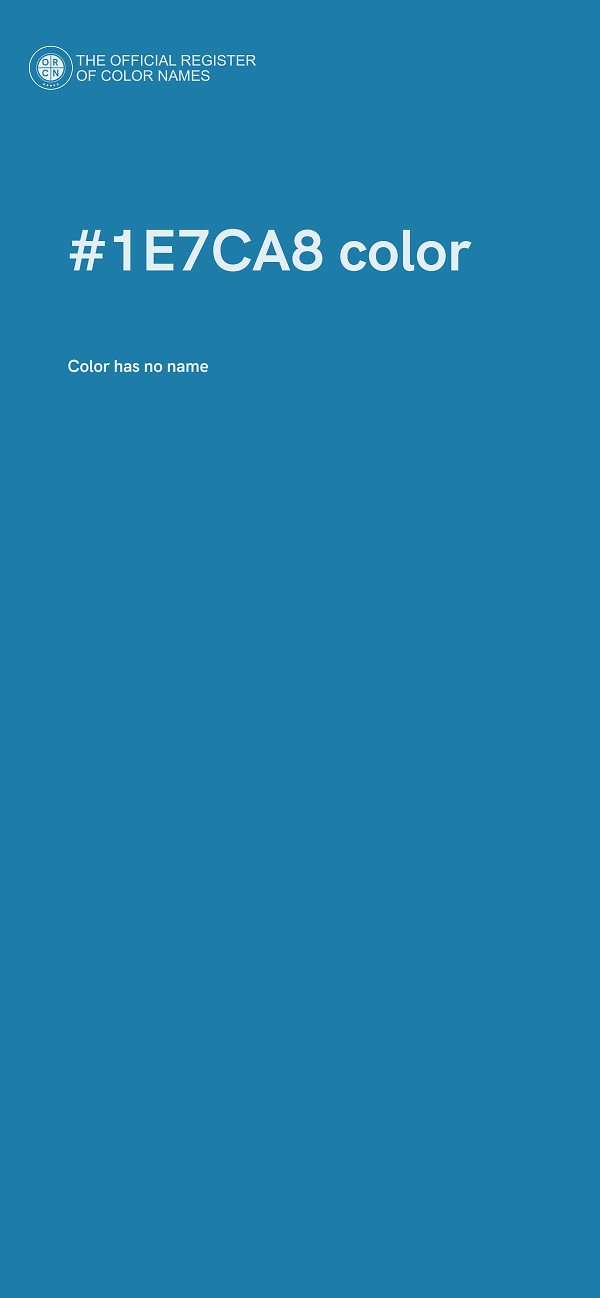 #1E7CA8 color image