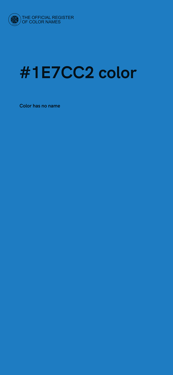 #1E7CC2 color image