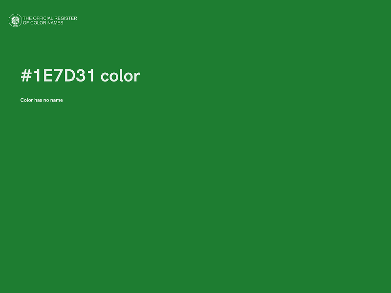 #1E7D31 color image