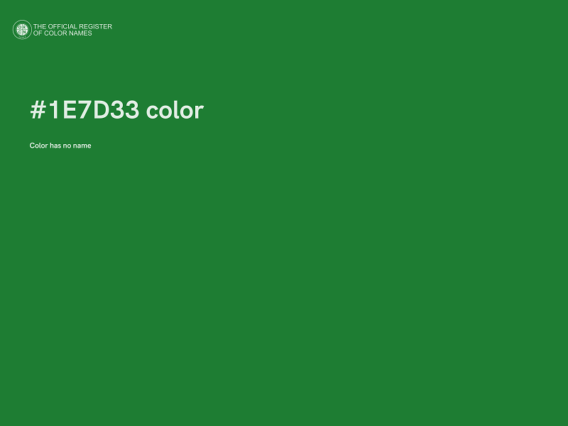 #1E7D33 color image