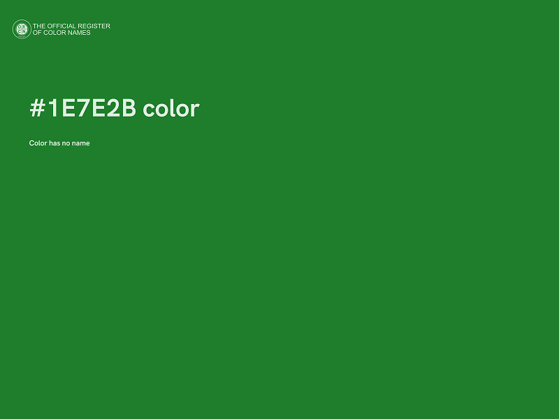 #1E7E2B color image