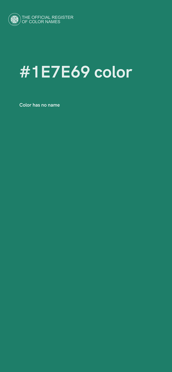 #1E7E69 color image
