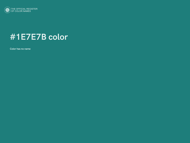 #1E7E7B color image