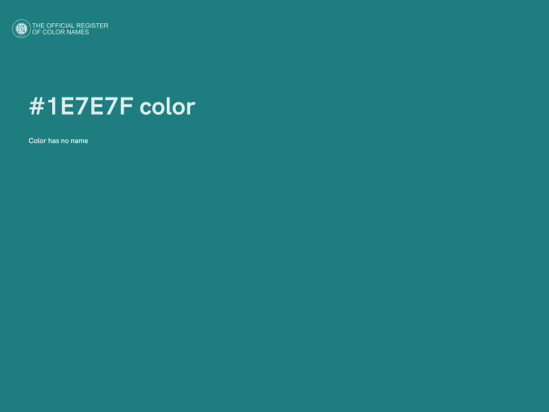 #1E7E7F color image