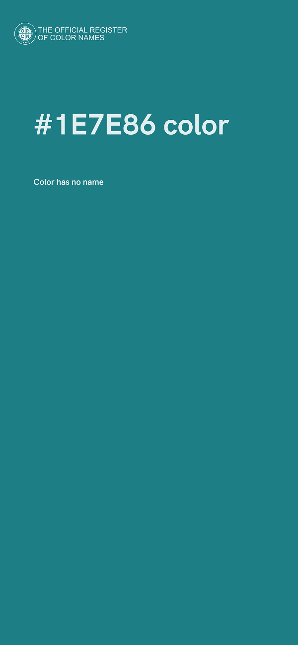 #1E7E86 color image