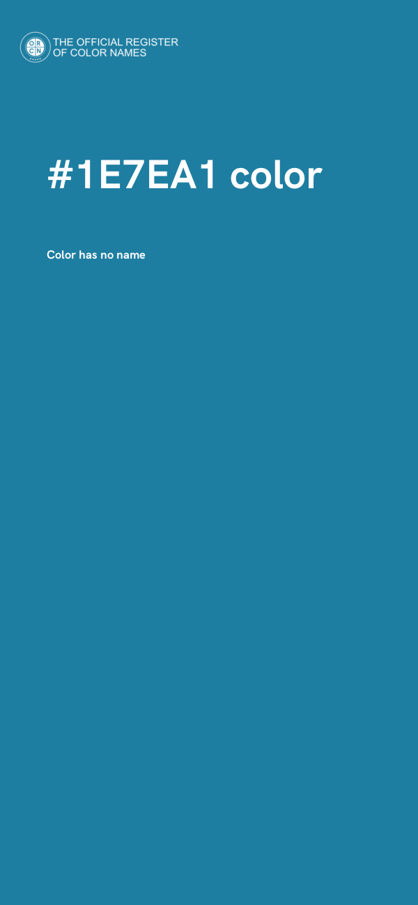 #1E7EA1 color image