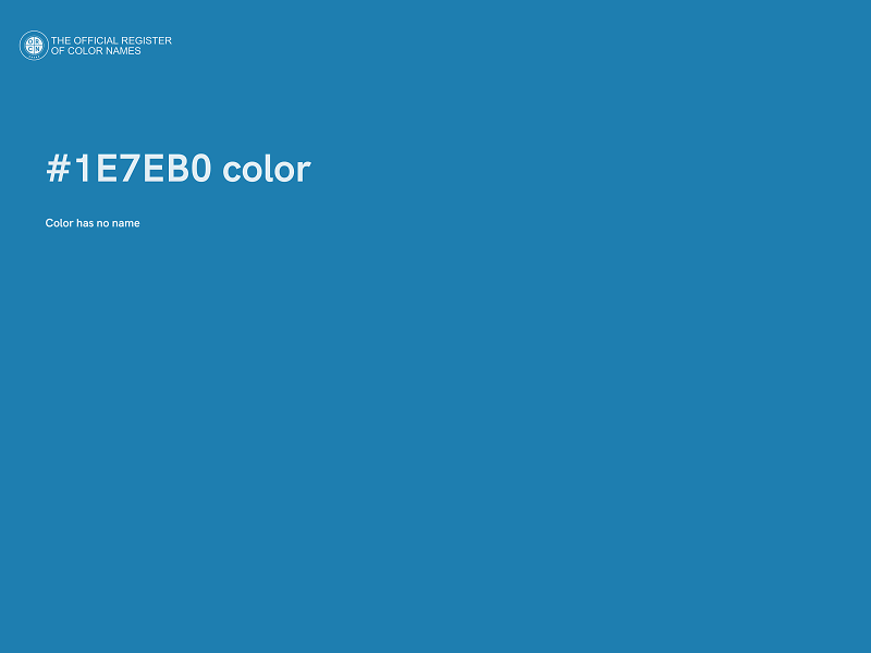 #1E7EB0 color image