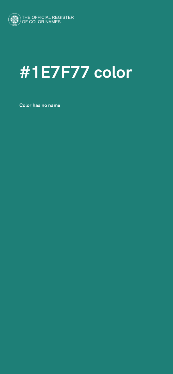 #1E7F77 color image