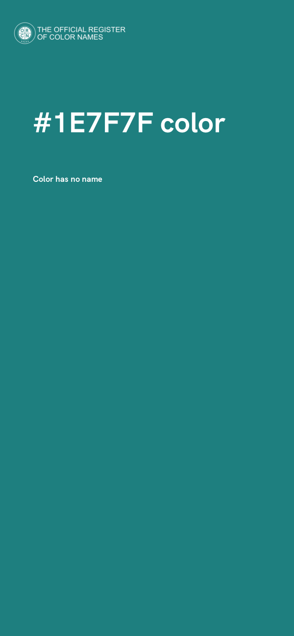#1E7F7F color image