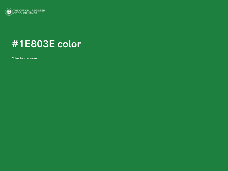 #1E803E color image