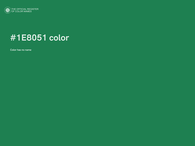 #1E8051 color image