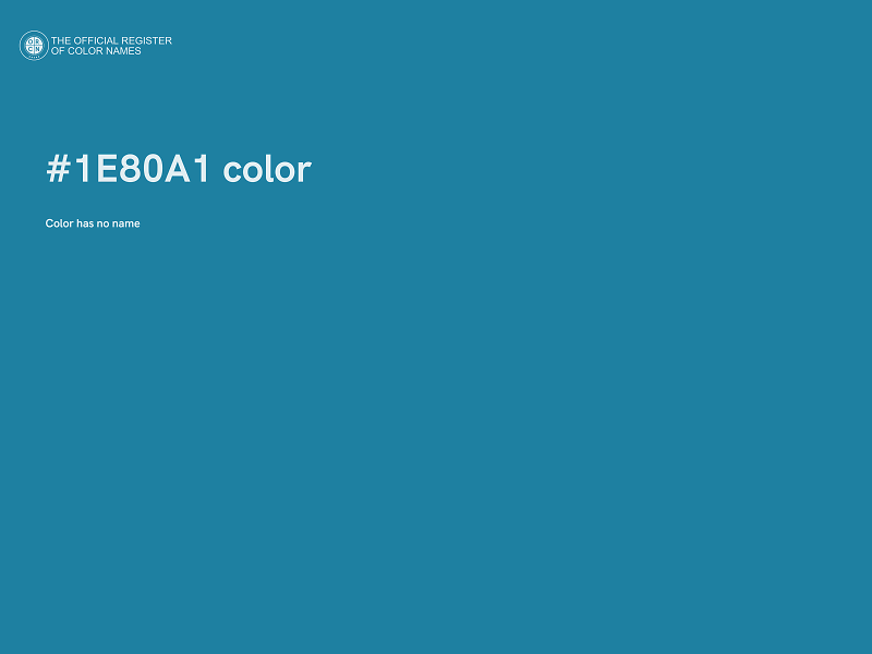 #1E80A1 color image