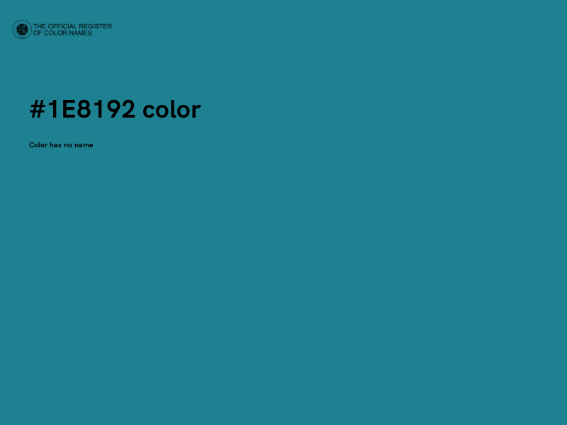 #1E8192 color image