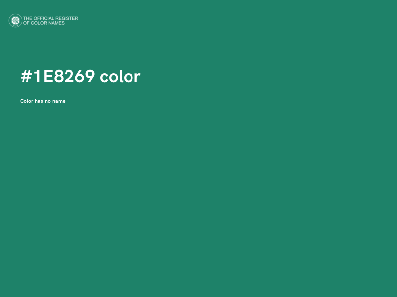 #1E8269 color image