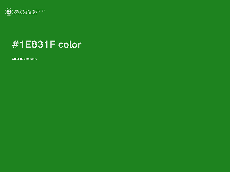 #1E831F color image