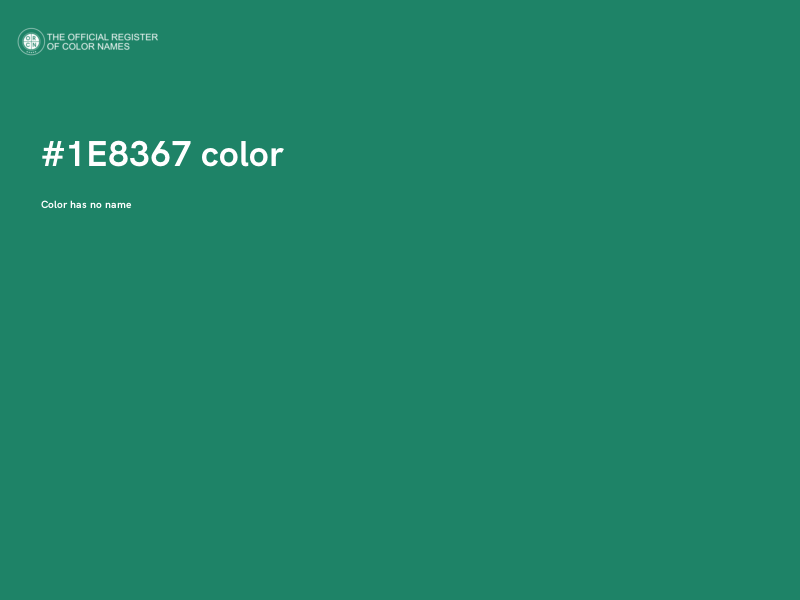#1E8367 color image
