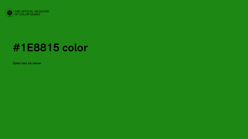 #1E8815 color image