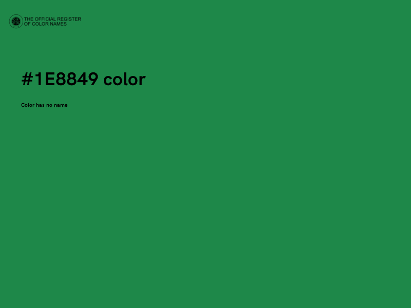 #1E8849 color image