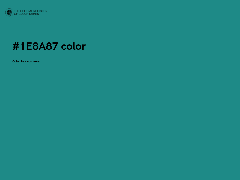 #1E8A87 color image