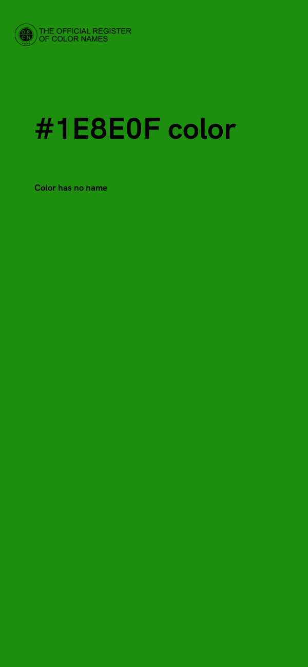 #1E8E0F color image