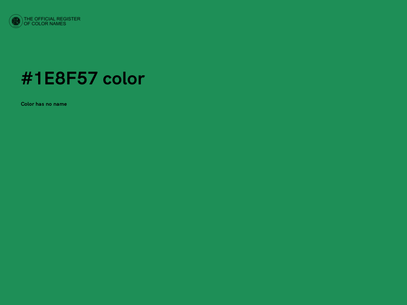 #1E8F57 color image