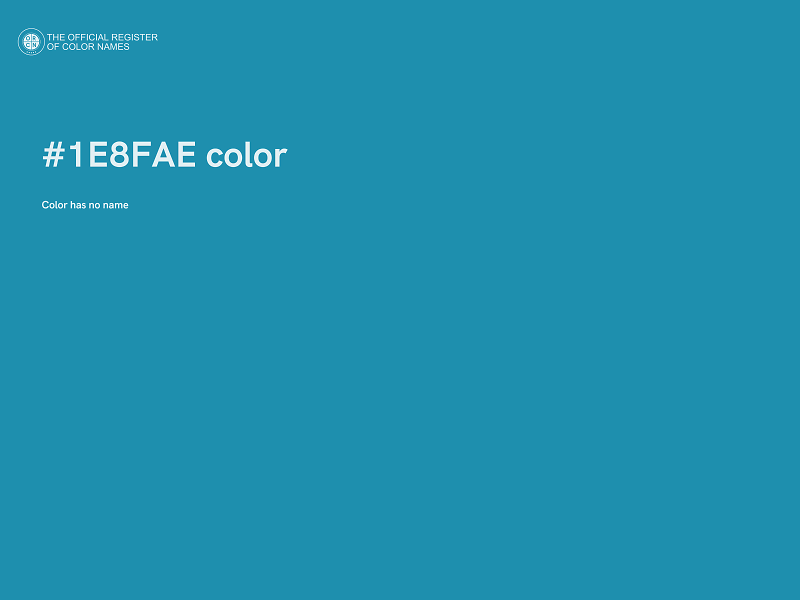 #1E8FAE color image