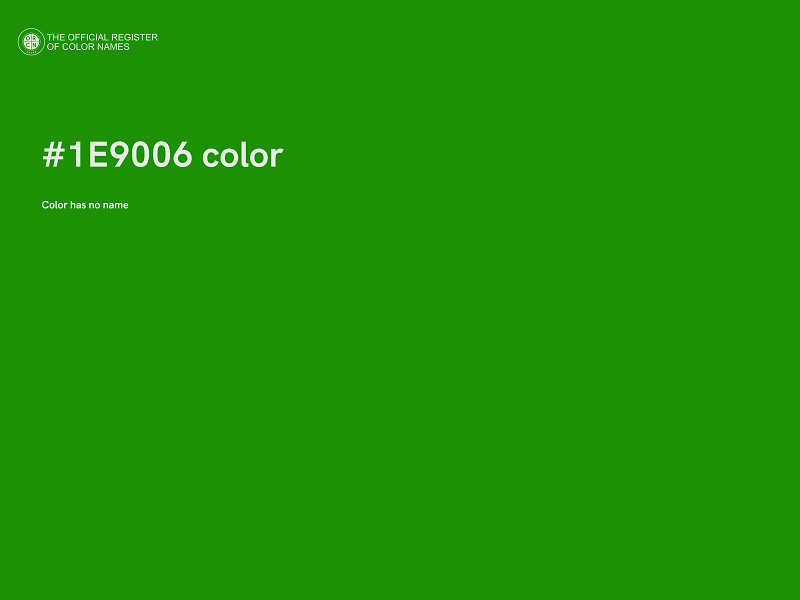 #1E9006 color image