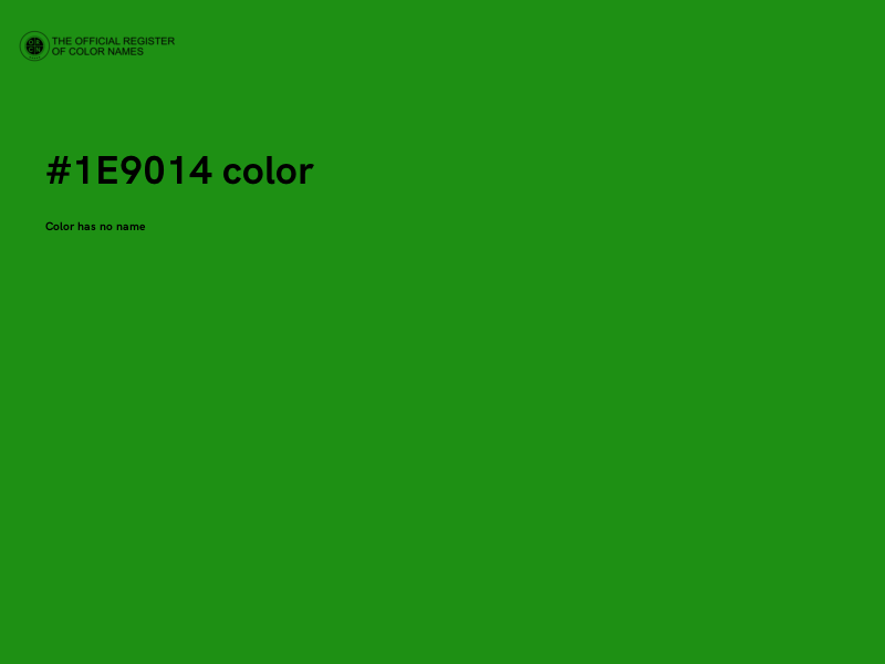 #1E9014 color image