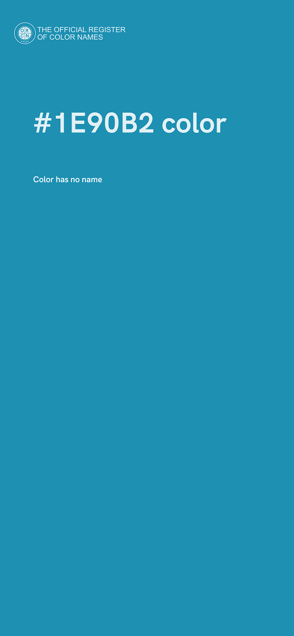 #1E90B2 color image