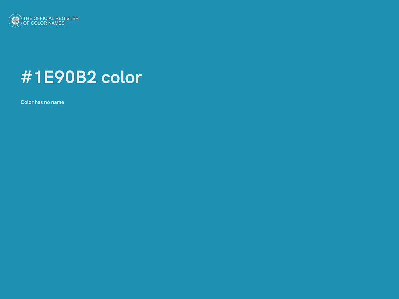 #1E90B2 color image