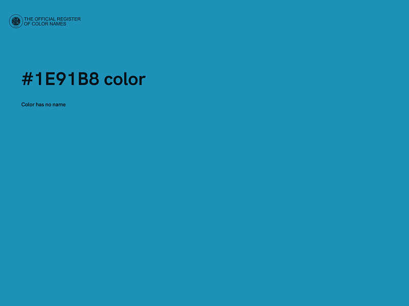 #1E91B8 color image