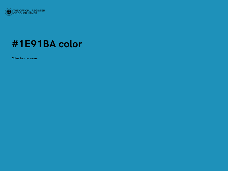 #1E91BA color image