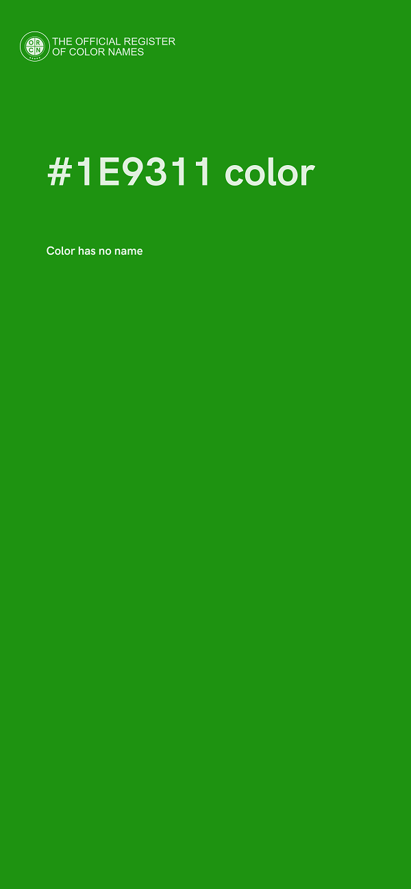 #1E9311 color image