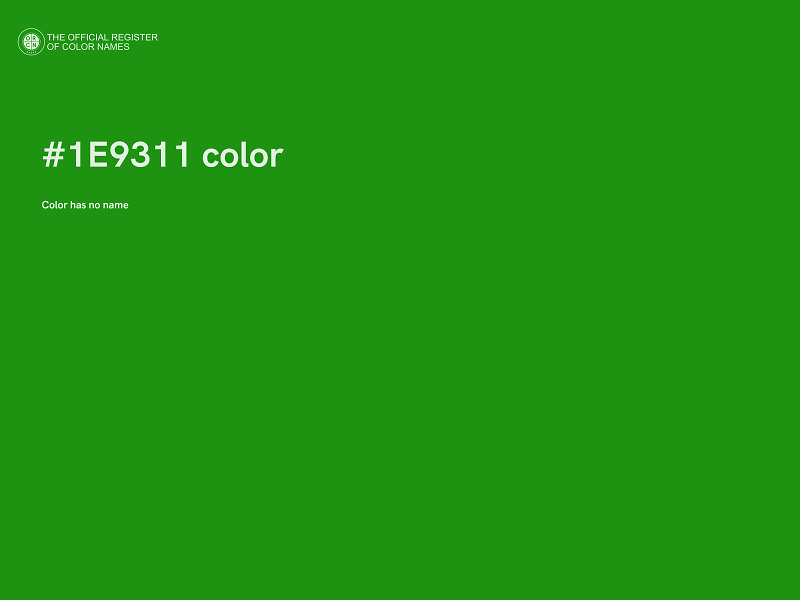 #1E9311 color image