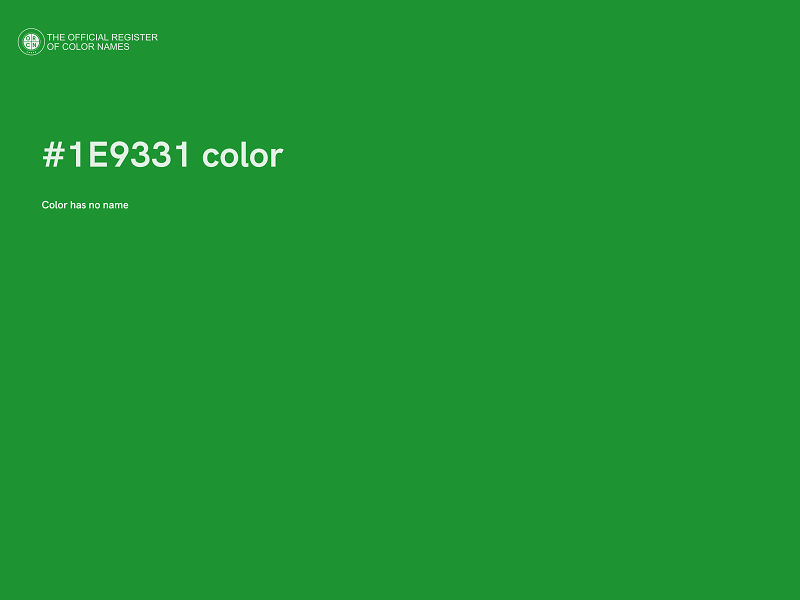 #1E9331 color image