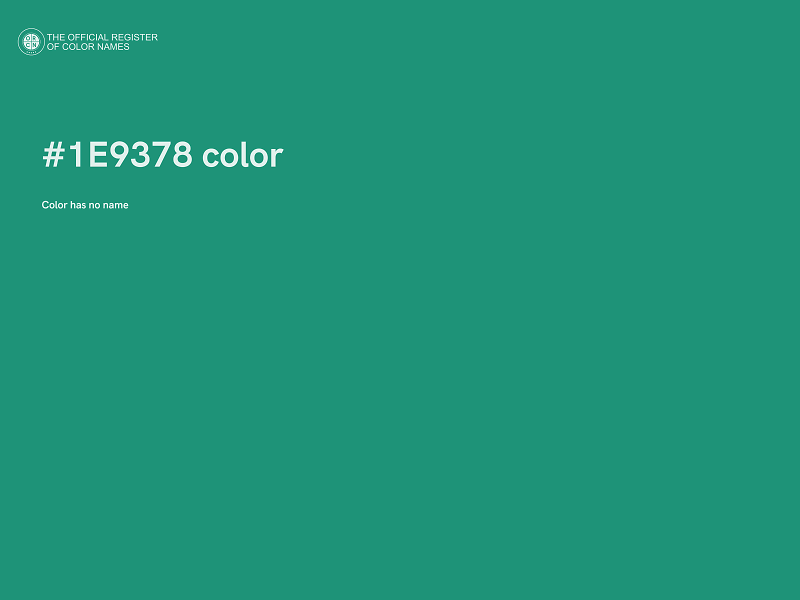 #1E9378 color image