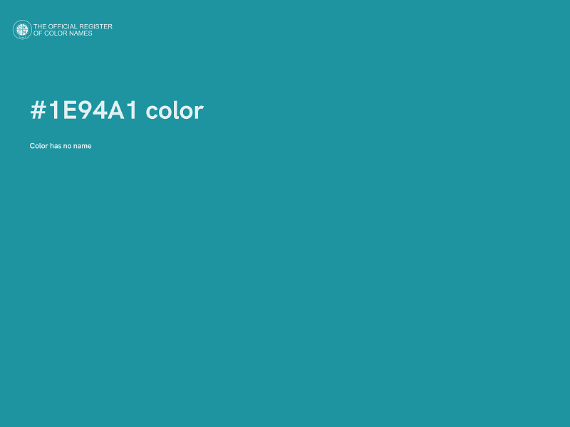 #1E94A1 color image