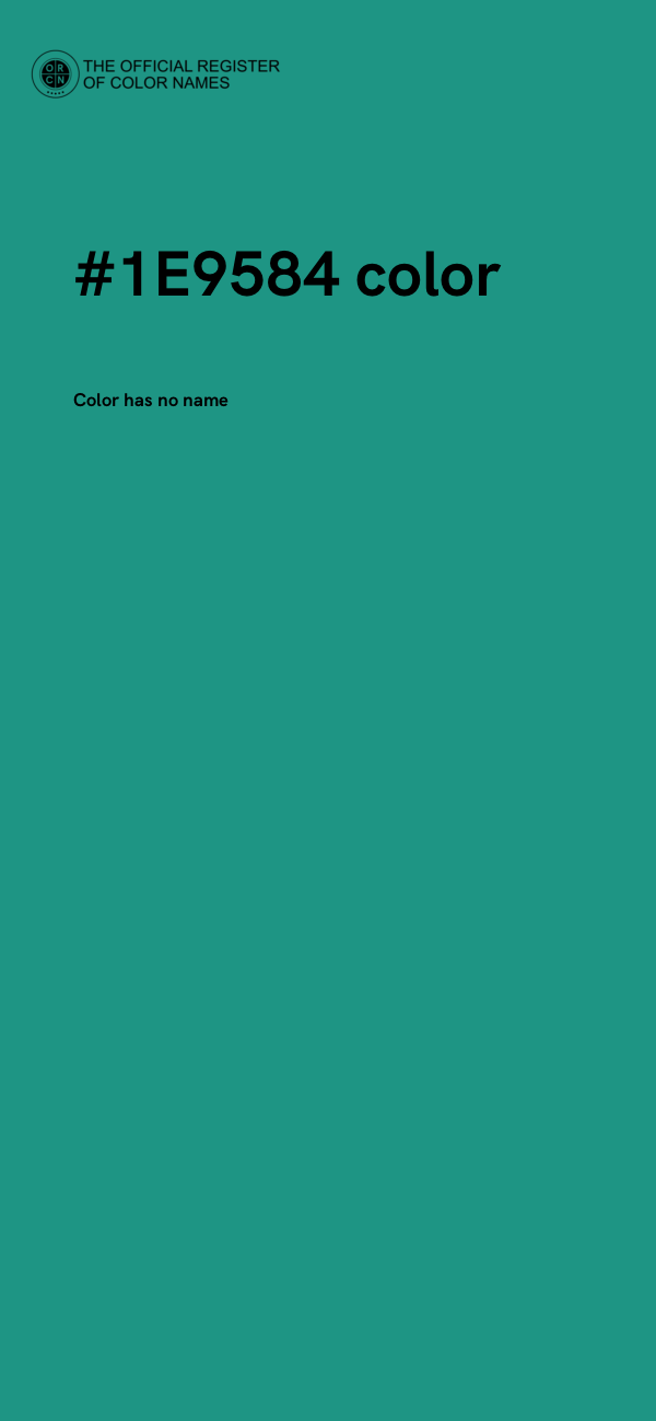 #1E9584 color image