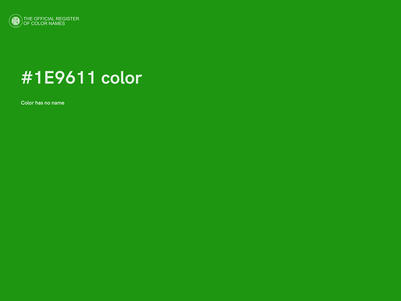 #1E9611 color image