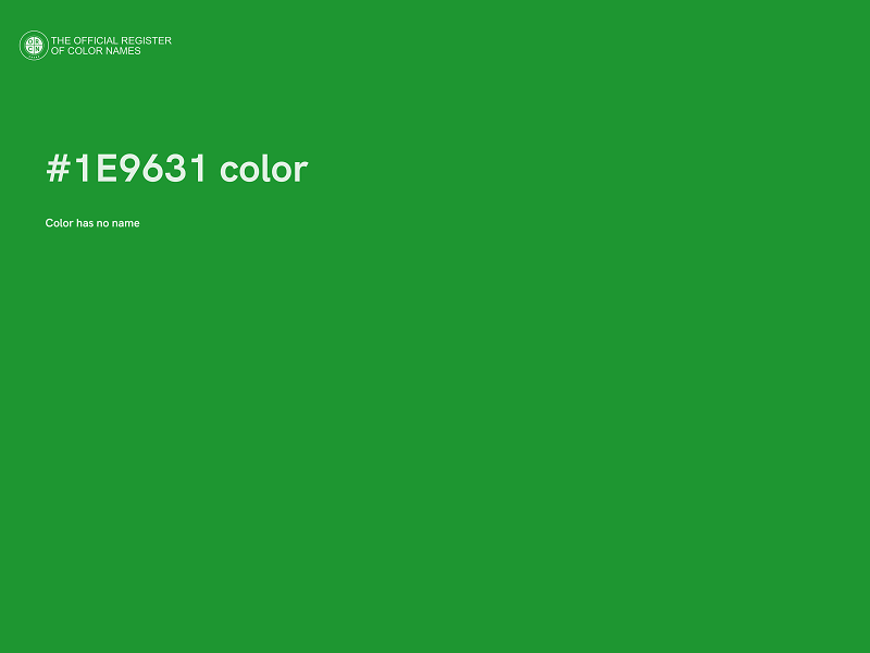 #1E9631 color image