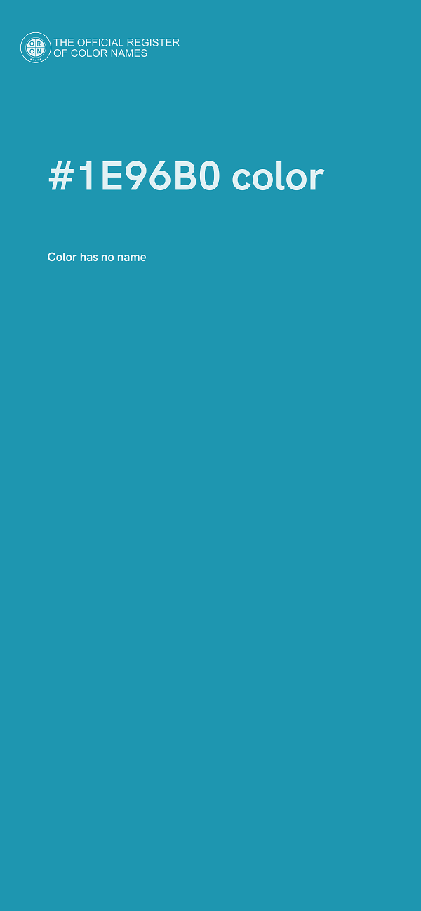 #1E96B0 color image