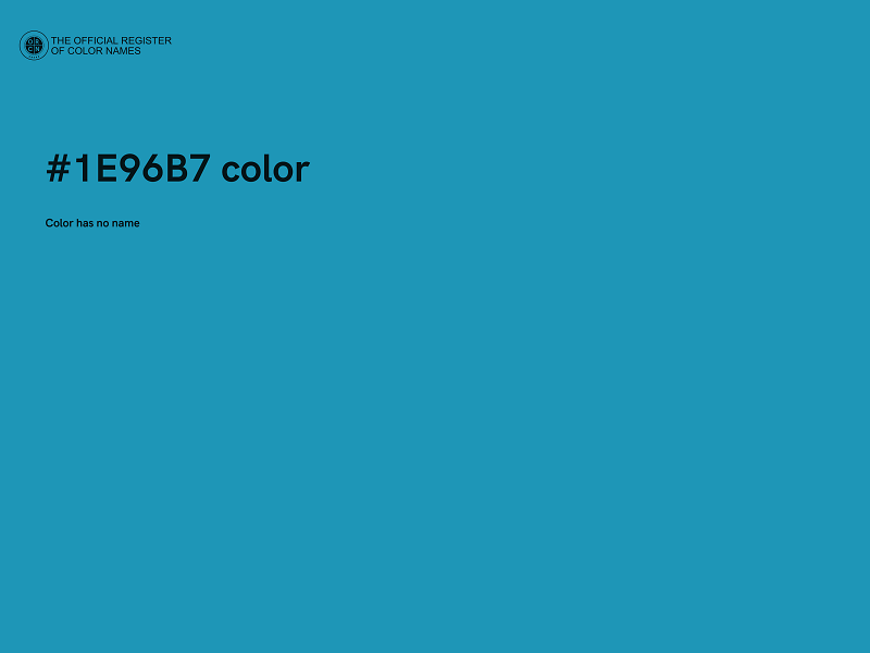 #1E96B7 color image