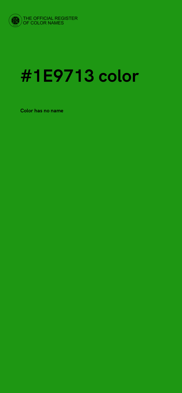 #1E9713 color image