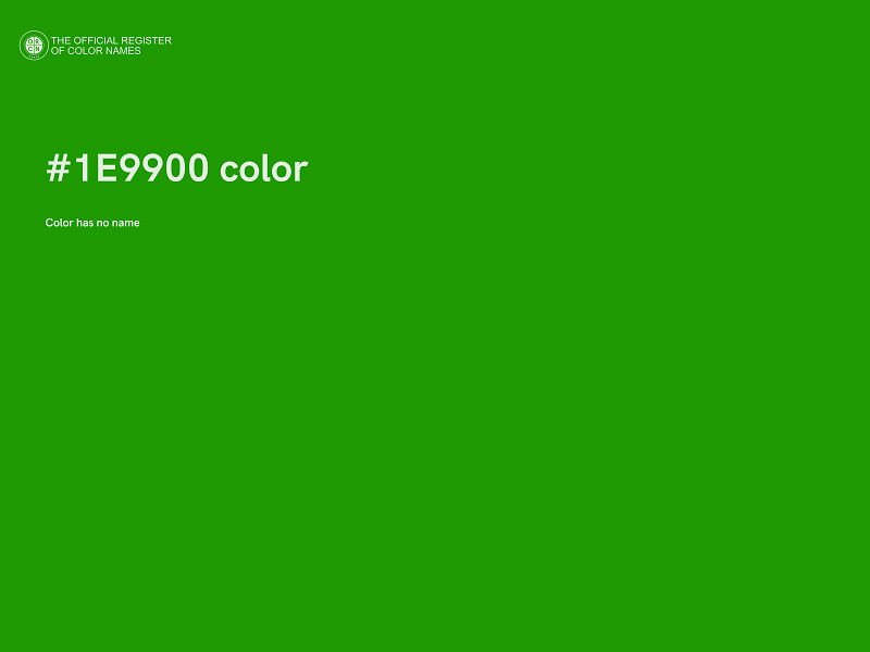 #1E9900 color image