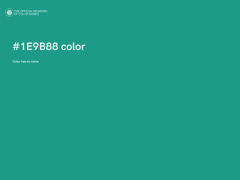 #1E9B88 color image