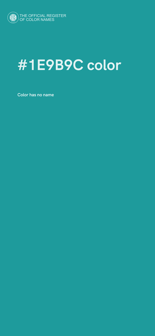#1E9B9C color image