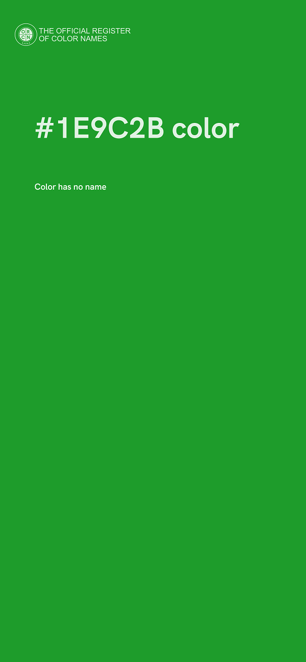 #1E9C2B color image