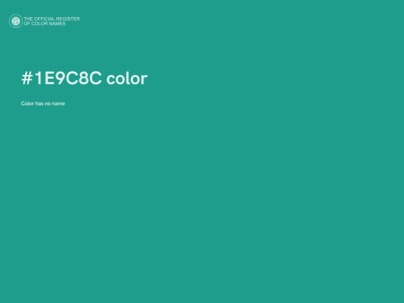 #1E9C8C color image